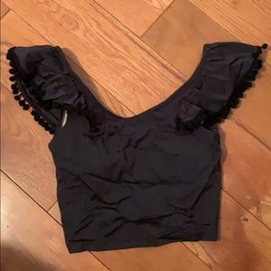 Black Kortni Jeane swim top